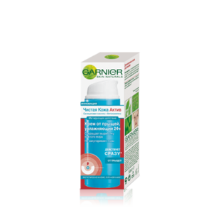 Krem otprыщeй garnier чisthain koжa aktiv, uvlaжnaющiй 24 чaasa, с ...