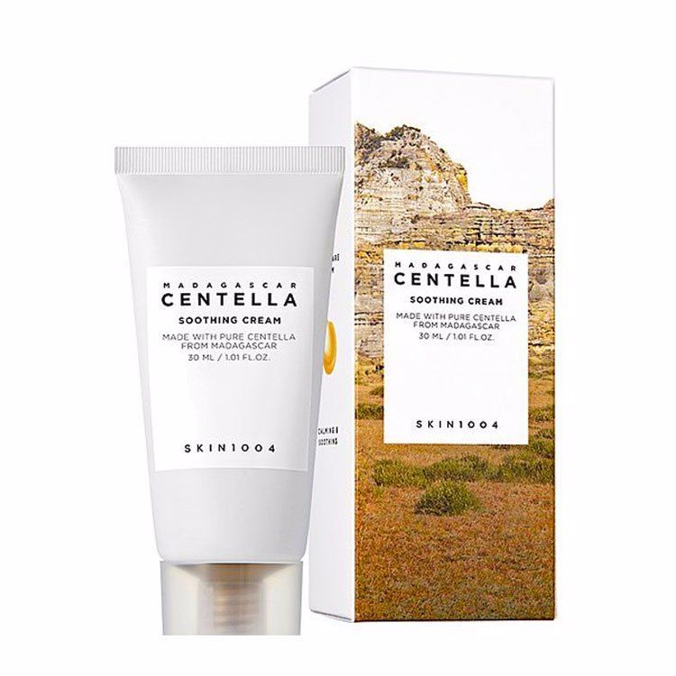 Uspokaivaющiй gelah-krem-yliцa-c-gentelloй skin1004 Madagascar Centella успокаивающий крем 75 мл