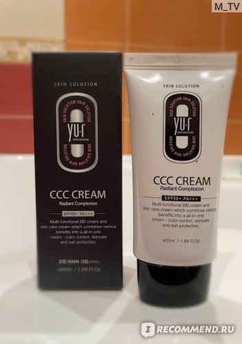 CCC Cream Yu.R Radiant Colcksion - «CCC KREM -S SPF 50+ - TONAN и ...