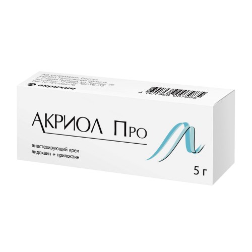 Акриол про 2,5%+2,5% кррем дл -мэгноговый