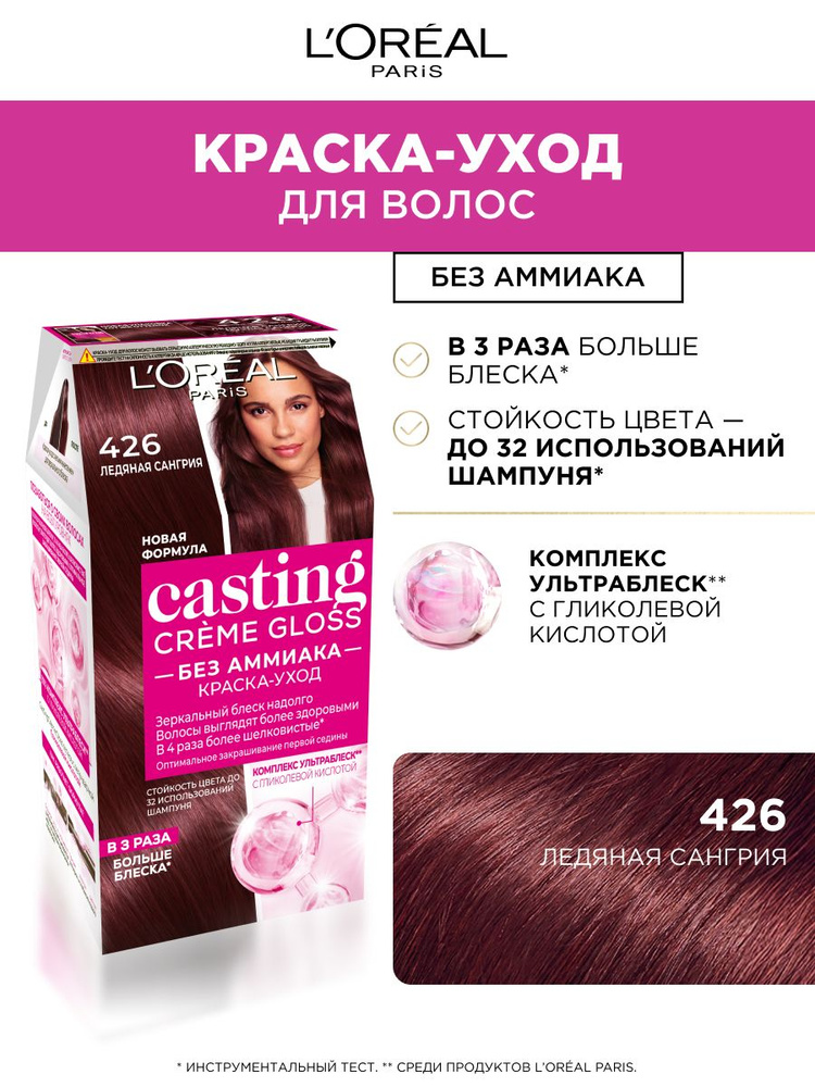 L'Oréal paris stoйkaya Aya-kraska-youхodd dlos-ybeз ammyaka casting creme glos
