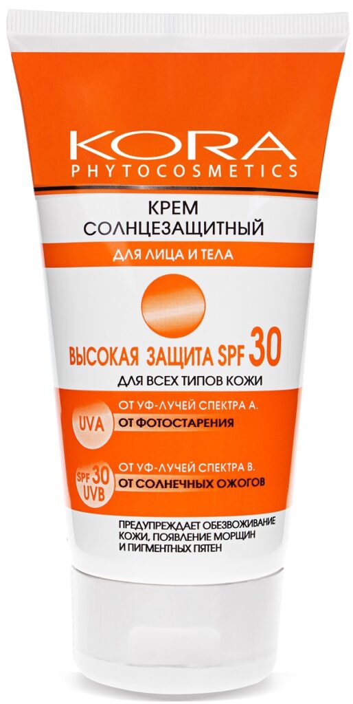 Kora -krem solneзaщitnый spf 30 дляль