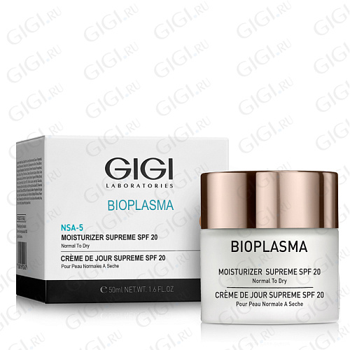 24034 krem ​​yawlaжnaющiй gigi bioplasma nsa-5 увлажняющий крем Sppf 20, 50 мл