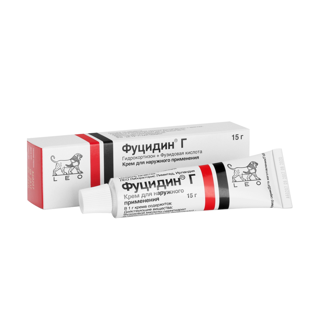 Фушидин, Крем, дл, наступившего, 15 г, 1 ht. 